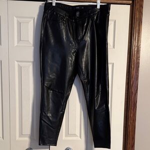 Torrid Black Faux Leather Pants